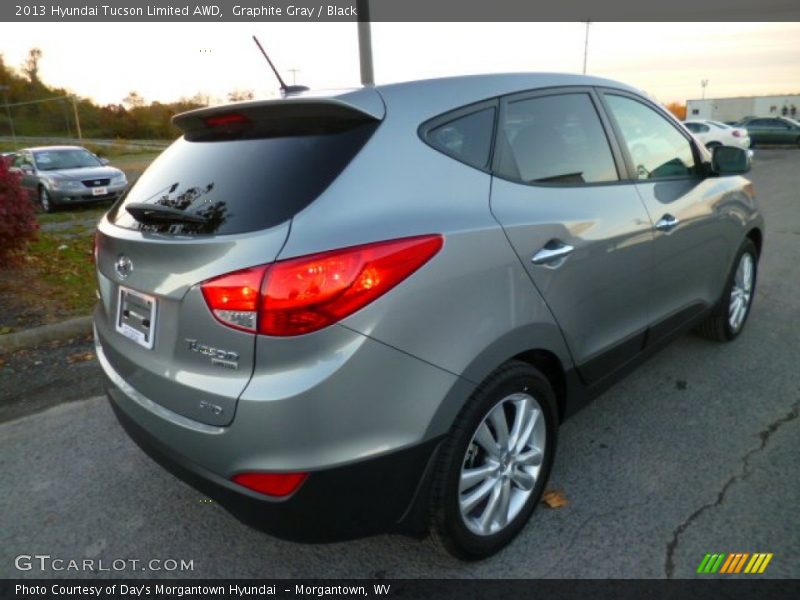 Graphite Gray / Black 2013 Hyundai Tucson Limited AWD