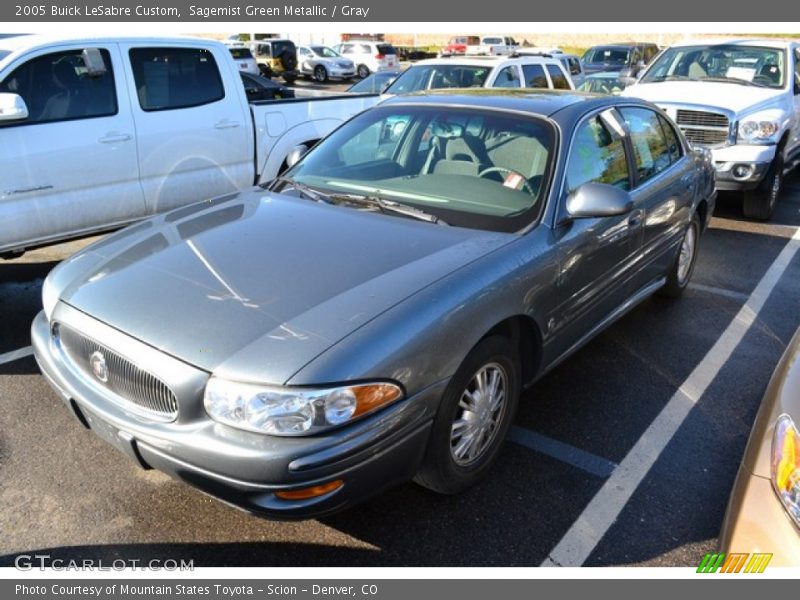 Sagemist Green Metallic / Gray 2005 Buick LeSabre Custom