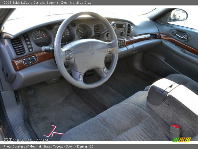 Sagemist Green Metallic / Gray 2005 Buick LeSabre Custom