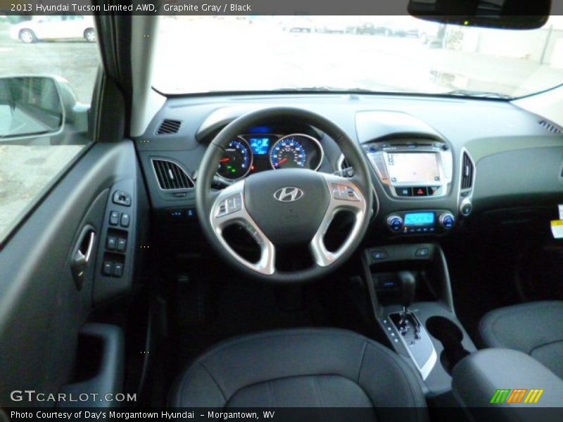 Graphite Gray / Black 2013 Hyundai Tucson Limited AWD