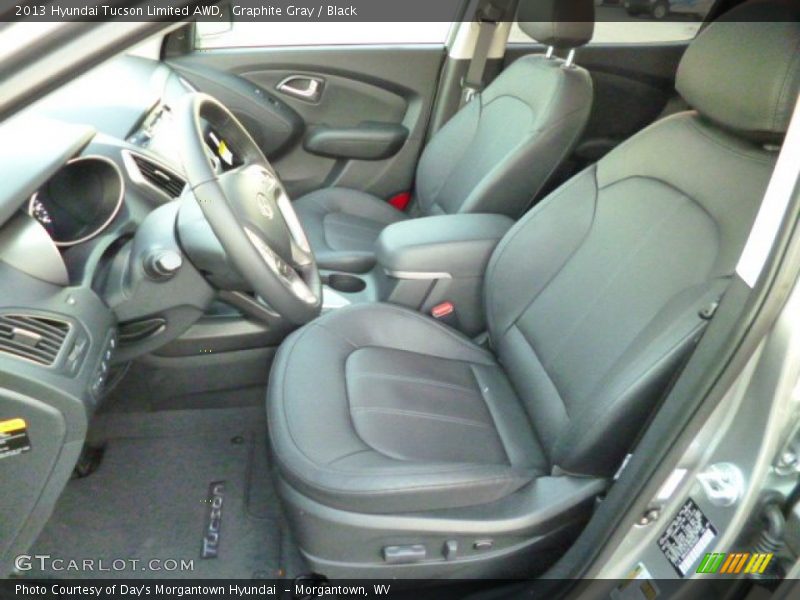 Graphite Gray / Black 2013 Hyundai Tucson Limited AWD