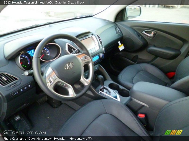 Graphite Gray / Black 2013 Hyundai Tucson Limited AWD