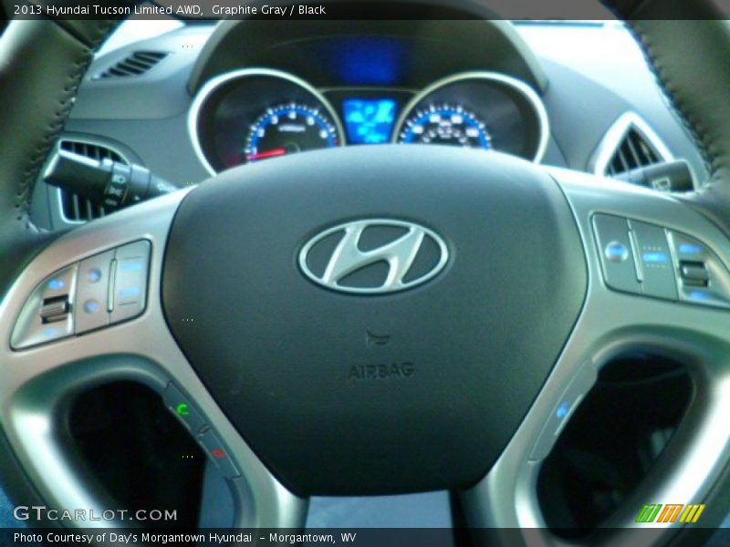 Graphite Gray / Black 2013 Hyundai Tucson Limited AWD