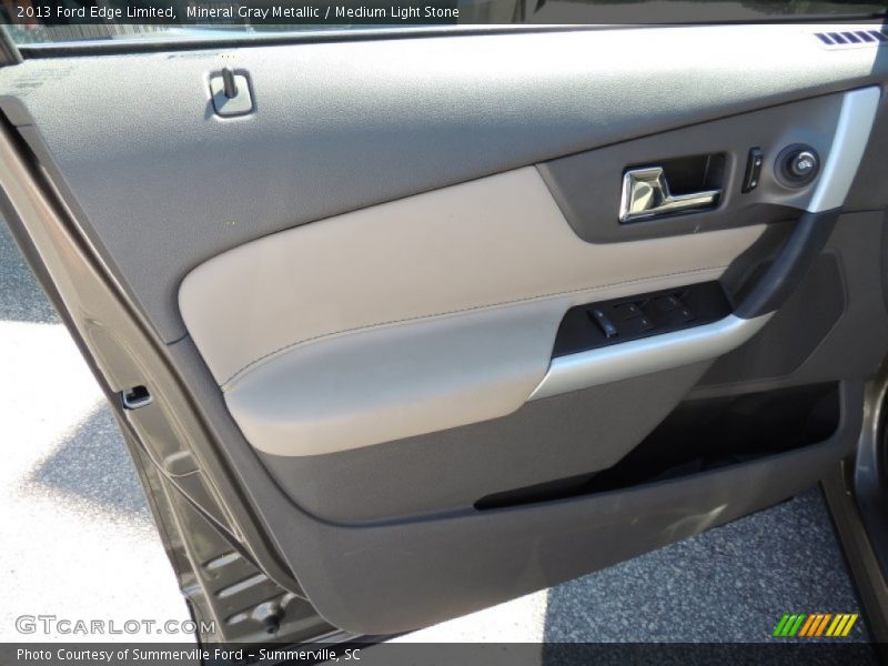 Mineral Gray Metallic / Medium Light Stone 2013 Ford Edge Limited