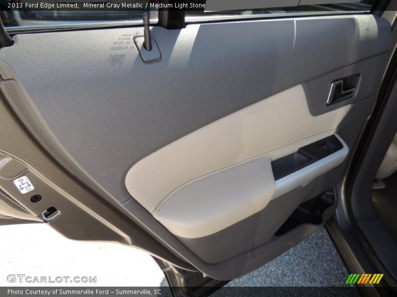 Mineral Gray Metallic / Medium Light Stone 2013 Ford Edge Limited