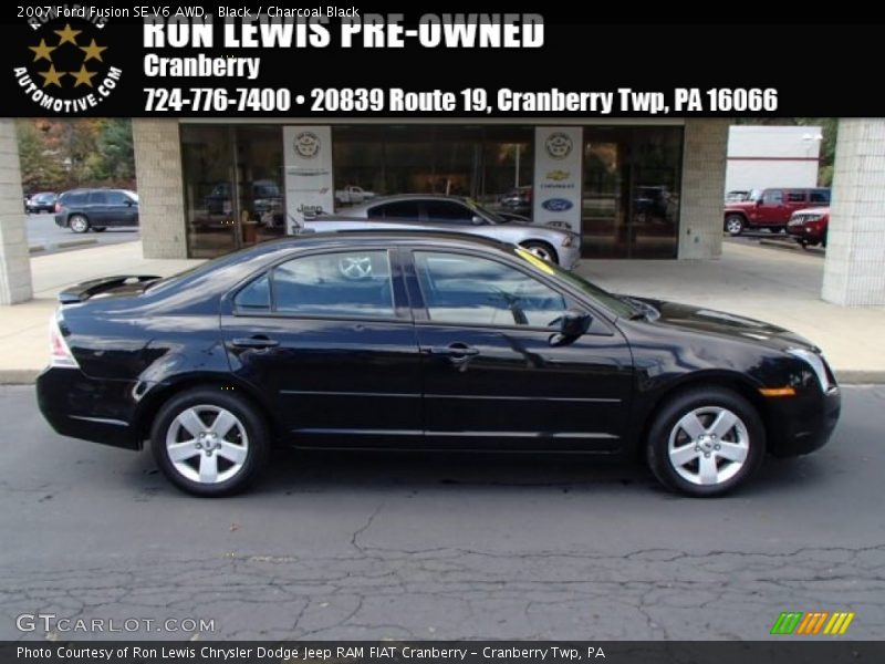 Black / Charcoal Black 2007 Ford Fusion SE V6 AWD