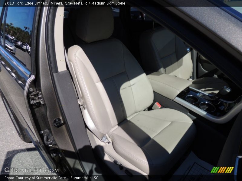 Mineral Gray Metallic / Medium Light Stone 2013 Ford Edge Limited