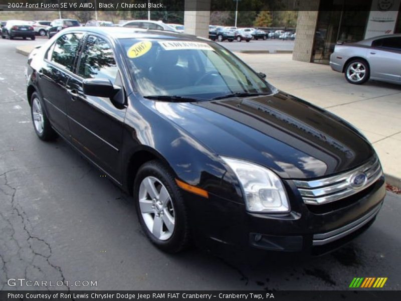 Black / Charcoal Black 2007 Ford Fusion SE V6 AWD