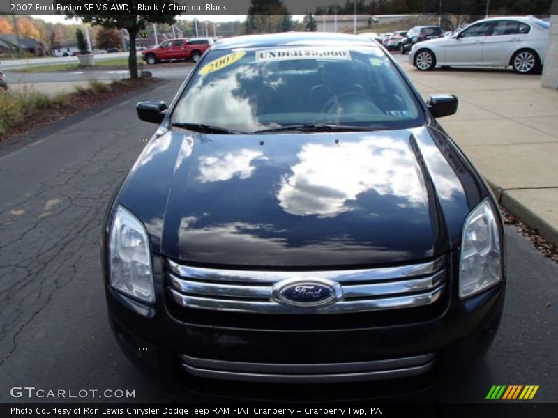 Black / Charcoal Black 2007 Ford Fusion SE V6 AWD