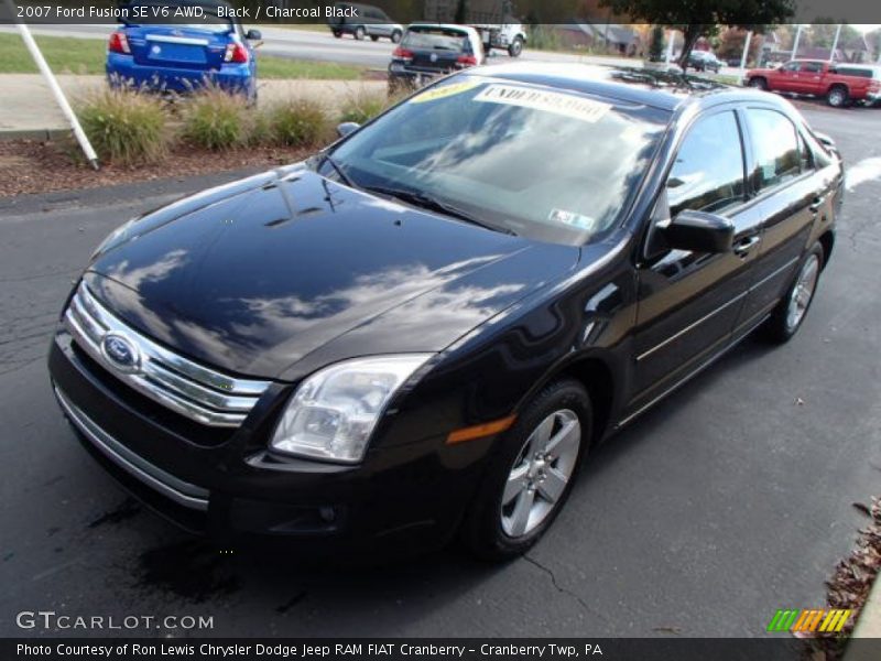 Black / Charcoal Black 2007 Ford Fusion SE V6 AWD