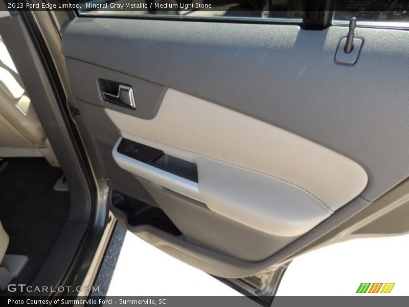 Mineral Gray Metallic / Medium Light Stone 2013 Ford Edge Limited