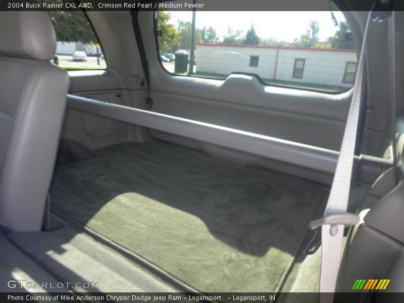 Crimson Red Pearl / Medium Pewter 2004 Buick Rainier CXL AWD
