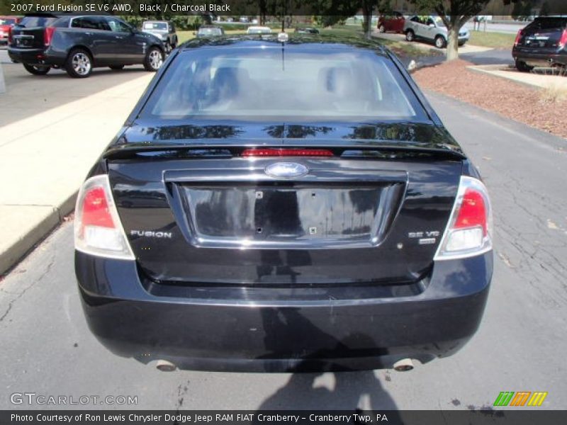 Black / Charcoal Black 2007 Ford Fusion SE V6 AWD