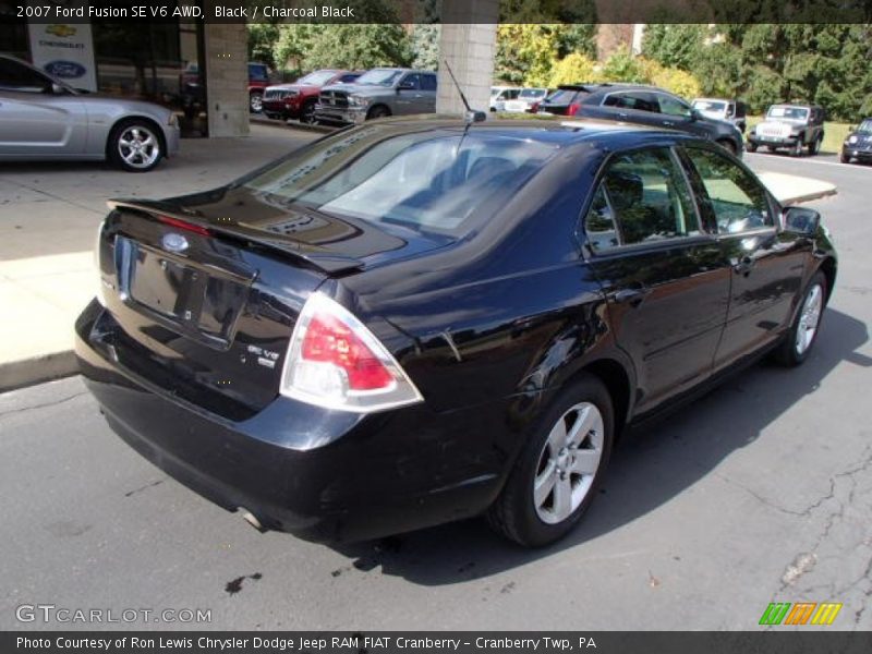 Black / Charcoal Black 2007 Ford Fusion SE V6 AWD