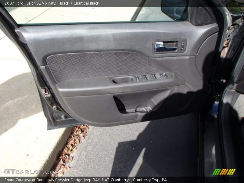 Black / Charcoal Black 2007 Ford Fusion SE V6 AWD