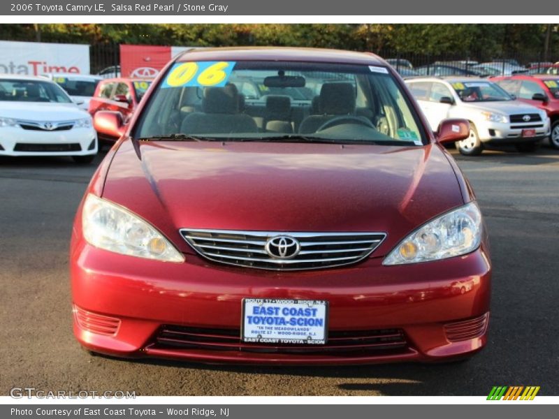 Salsa Red Pearl / Stone Gray 2006 Toyota Camry LE