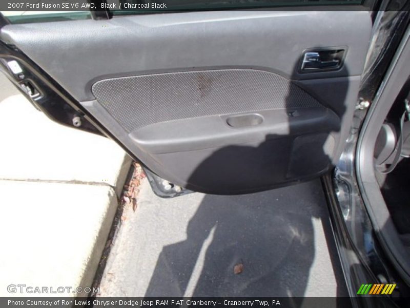 Black / Charcoal Black 2007 Ford Fusion SE V6 AWD