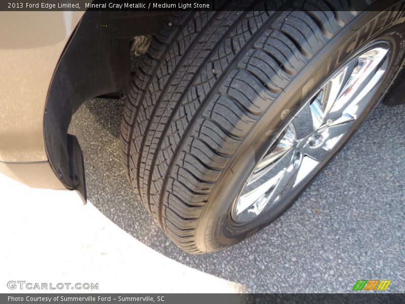 Mineral Gray Metallic / Medium Light Stone 2013 Ford Edge Limited