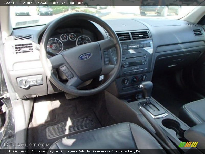 Black / Charcoal Black 2007 Ford Fusion SE V6 AWD