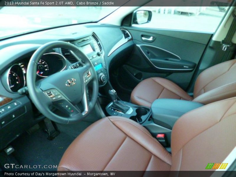  2013 Santa Fe Sport 2.0T AWD Saddle Interior