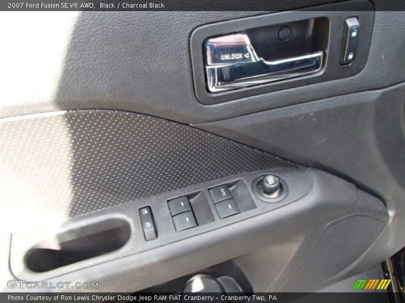 Black / Charcoal Black 2007 Ford Fusion SE V6 AWD