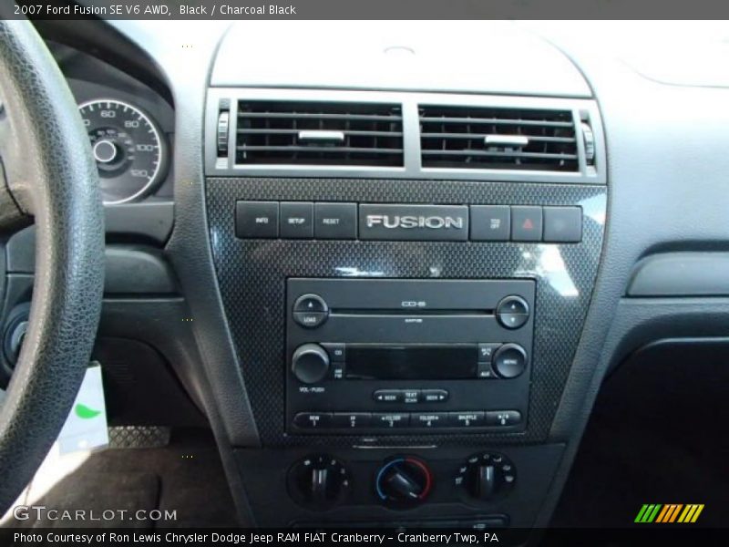 Black / Charcoal Black 2007 Ford Fusion SE V6 AWD