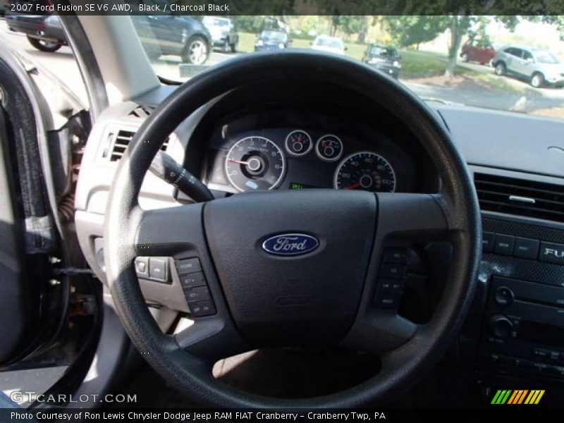 Black / Charcoal Black 2007 Ford Fusion SE V6 AWD