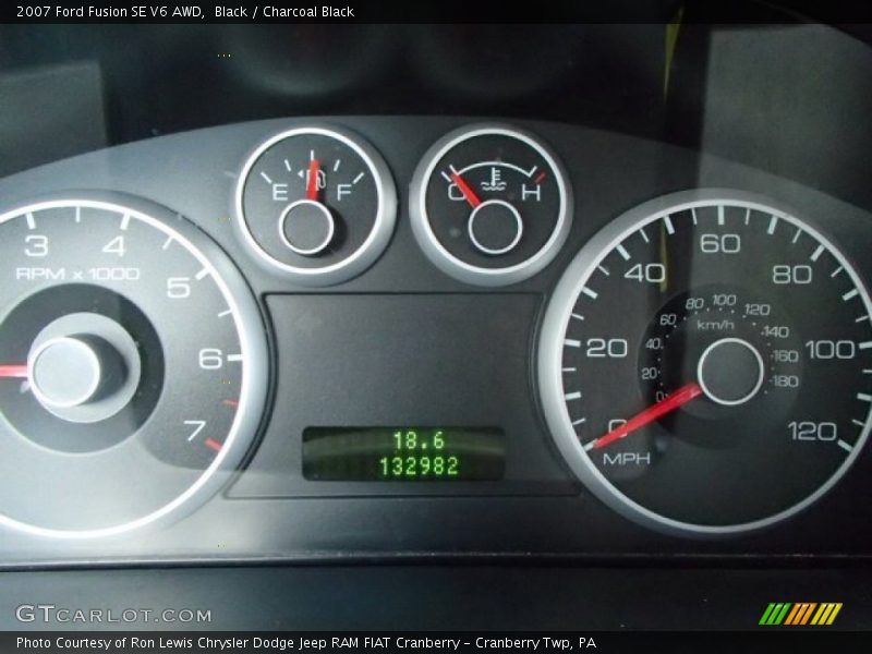 Black / Charcoal Black 2007 Ford Fusion SE V6 AWD