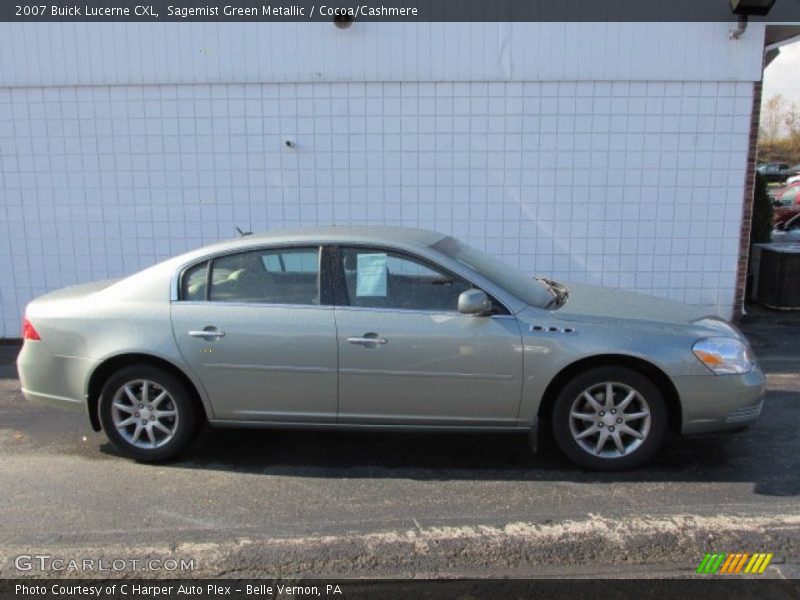 Sagemist Green Metallic / Cocoa/Cashmere 2007 Buick Lucerne CXL