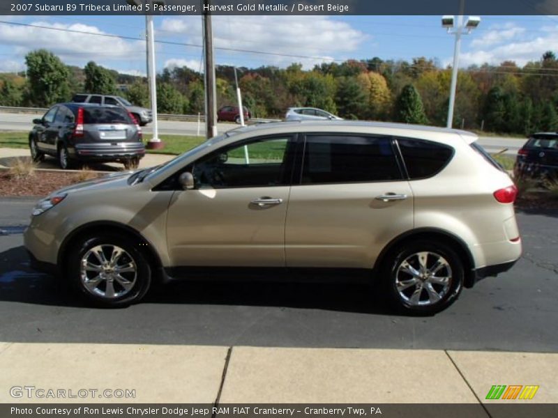 Harvest Gold Metallic / Desert Beige 2007 Subaru B9 Tribeca Limited 5 Passenger