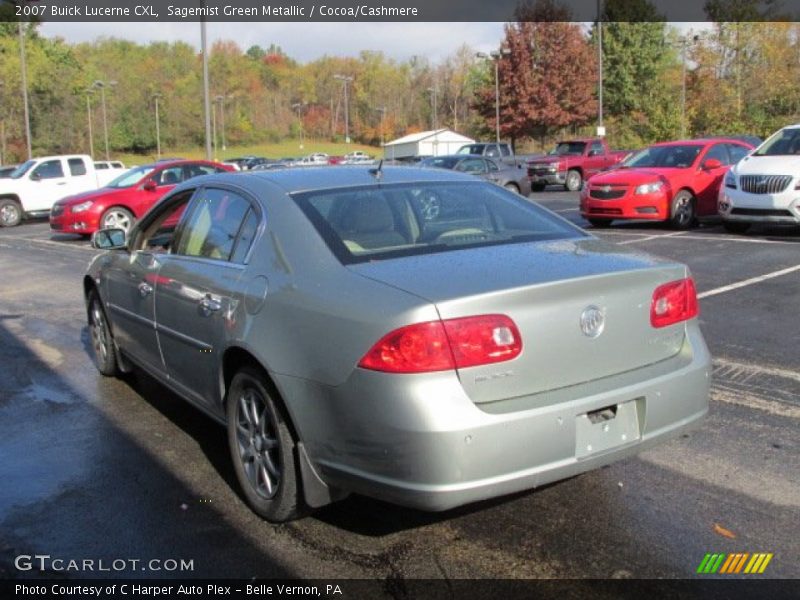 Sagemist Green Metallic / Cocoa/Cashmere 2007 Buick Lucerne CXL