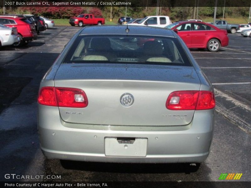 Sagemist Green Metallic / Cocoa/Cashmere 2007 Buick Lucerne CXL