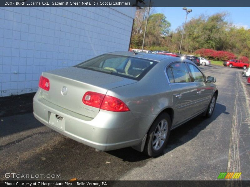 Sagemist Green Metallic / Cocoa/Cashmere 2007 Buick Lucerne CXL