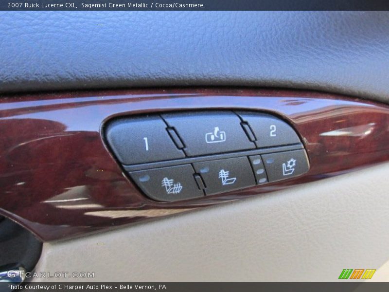 Sagemist Green Metallic / Cocoa/Cashmere 2007 Buick Lucerne CXL