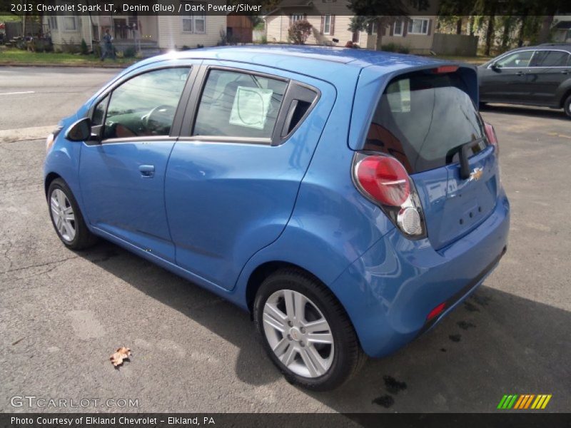 Denim (Blue) / Dark Pewter/Silver 2013 Chevrolet Spark LT