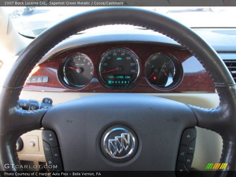 Sagemist Green Metallic / Cocoa/Cashmere 2007 Buick Lucerne CXL