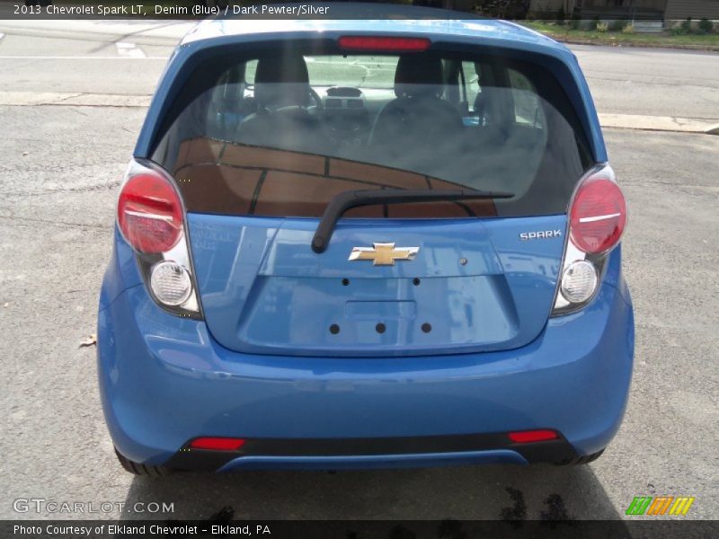 Denim (Blue) / Dark Pewter/Silver 2013 Chevrolet Spark LT
