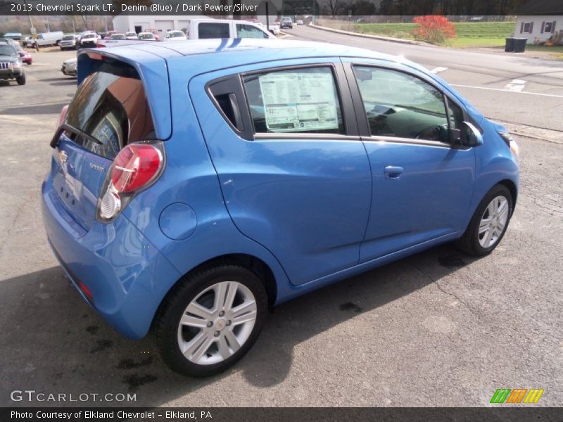 Denim (Blue) / Dark Pewter/Silver 2013 Chevrolet Spark LT
