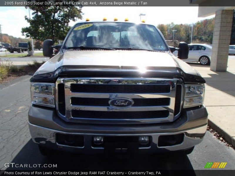 Arizona Beige Metallic / Tan 2005 Ford F250 Super Duty Lariat FX4 Crew Cab 4x4