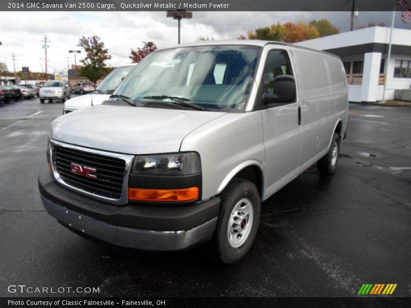 Quicksilver Metallic / Medium Pewter 2014 GMC Savana Van 2500 Cargo