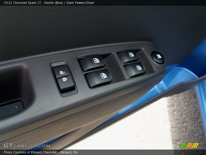 Denim (Blue) / Dark Pewter/Silver 2013 Chevrolet Spark LT