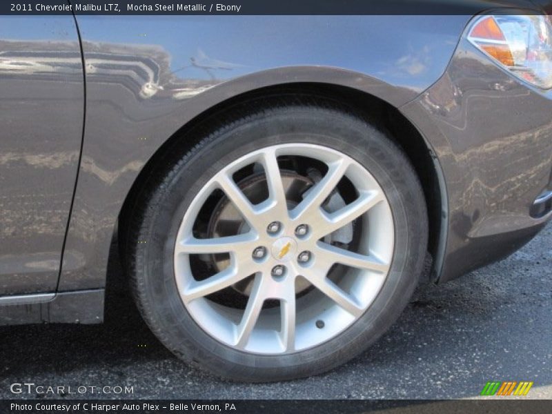 Mocha Steel Metallic / Ebony 2011 Chevrolet Malibu LTZ