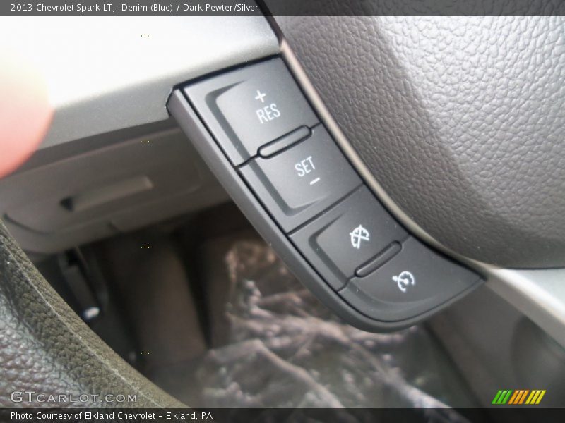 Denim (Blue) / Dark Pewter/Silver 2013 Chevrolet Spark LT
