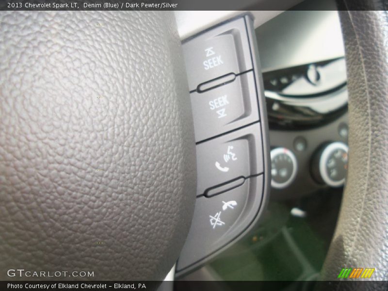 Denim (Blue) / Dark Pewter/Silver 2013 Chevrolet Spark LT