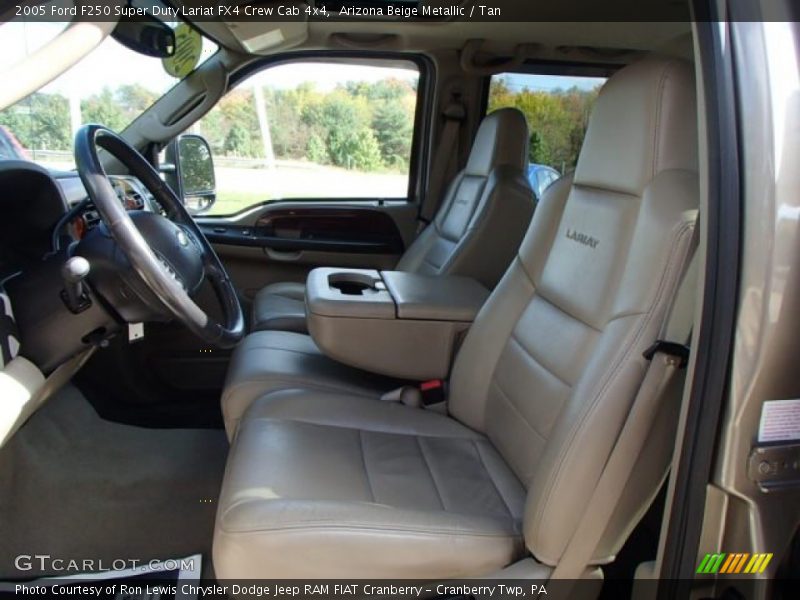 Arizona Beige Metallic / Tan 2005 Ford F250 Super Duty Lariat FX4 Crew Cab 4x4