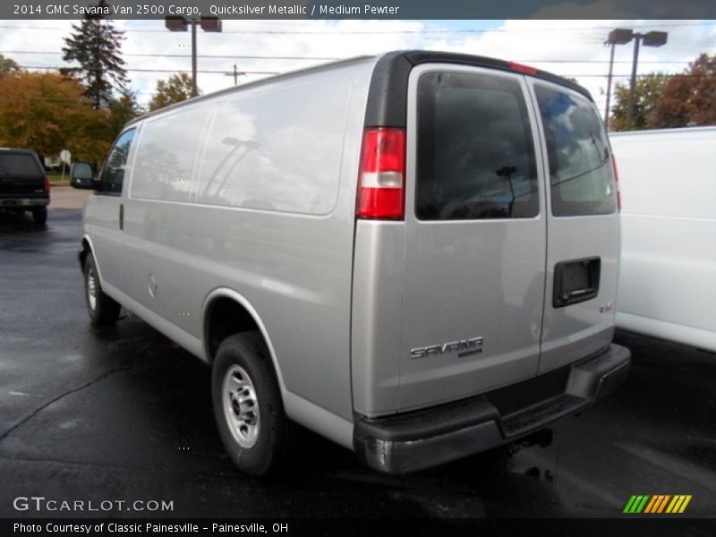 Quicksilver Metallic / Medium Pewter 2014 GMC Savana Van 2500 Cargo