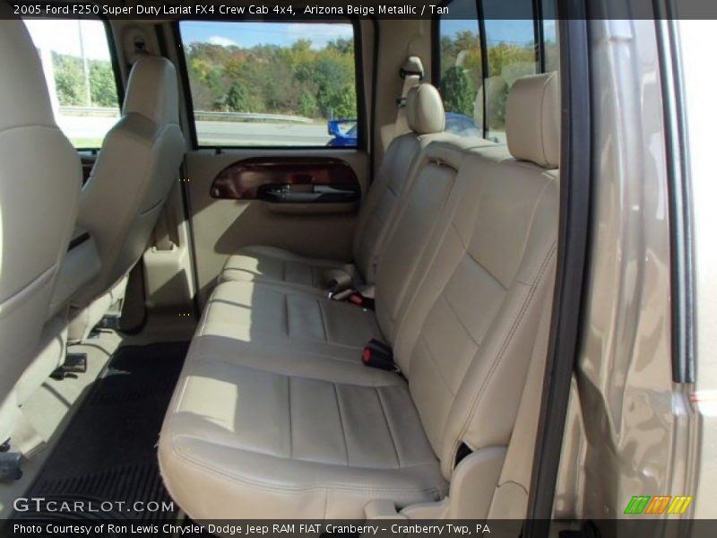 Arizona Beige Metallic / Tan 2005 Ford F250 Super Duty Lariat FX4 Crew Cab 4x4