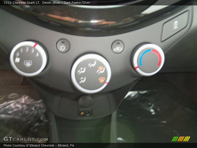 Denim (Blue) / Dark Pewter/Silver 2013 Chevrolet Spark LT