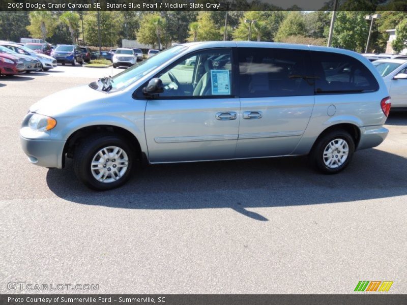 Butane Blue Pearl / Medium Slate Gray 2005 Dodge Grand Caravan SE
