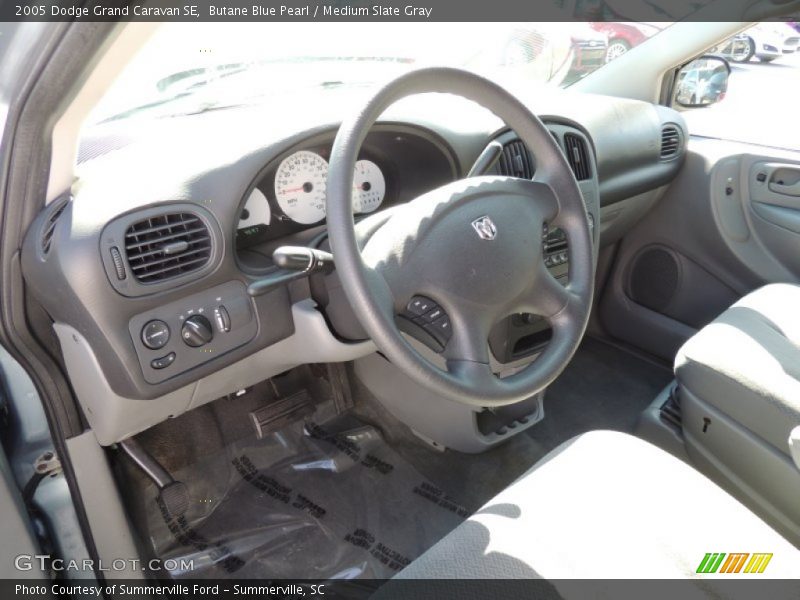 Butane Blue Pearl / Medium Slate Gray 2005 Dodge Grand Caravan SE